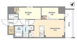 Augusta Residence新小岩 801 間取り図