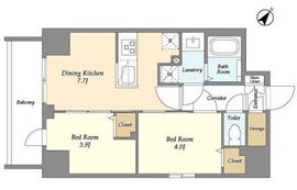 Augusta Residence新小岩 604 間取り図