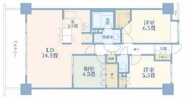 東京マスタープレイス 19階 間取り図