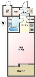ルネ御苑プラザ 5階 間取り図