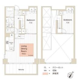 富士見イースト 307 間取り図
