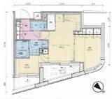 恵比寿フラワーホームマンション 5階 間取り図