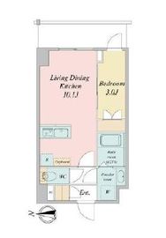 LIME RESIDENCE KAWAGUCHI EAST 415 間取り図