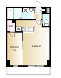 ペイザージュ本町 206 間取り図