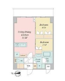 LIME RESIDENCE KAWAGUCHI EAST 212 間取り図