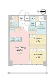 LIME RESIDENCE KAWAGUCHI EAST 803 間取り図