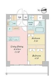 LIME RESIDENCE KAWAGUCHI EAST 601 間取り図