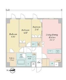 LIME RESIDENCE KAWAGUCHI EAST 808 間取り図