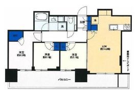 プラウドタワー東池袋ステーションアリーナ 32階 間取り図