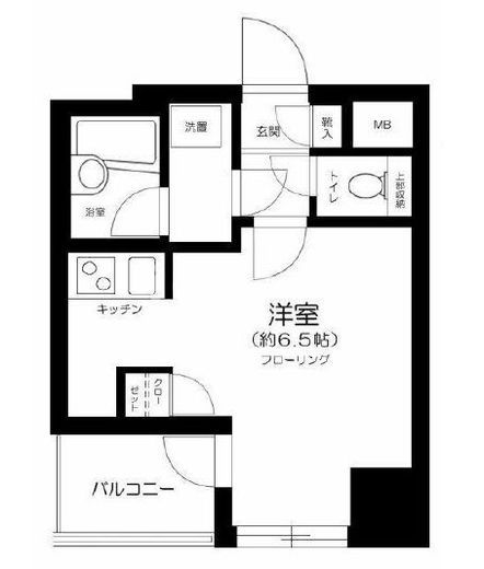グラーサ銀座イースト 12階 間取り図