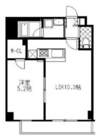 ペイザージュ本町 308 間取り図