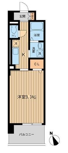 カーサグランデ 504 間取り図