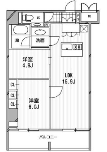 アーデン芝公園 1302 間取り図