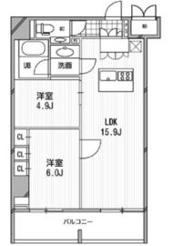 アーデン芝公園 1302 間取り図