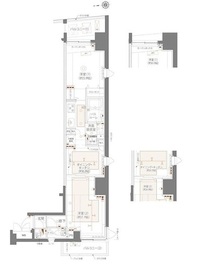 ZOOM三鷹 12階 間取り図
