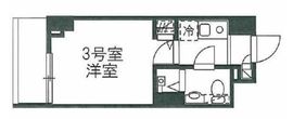 プレジール神宮前 B103 間取り図