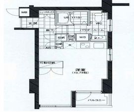 T‐COURT武蔵小杉 503 間取り図