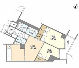 グランフォンテ 101 間取り図