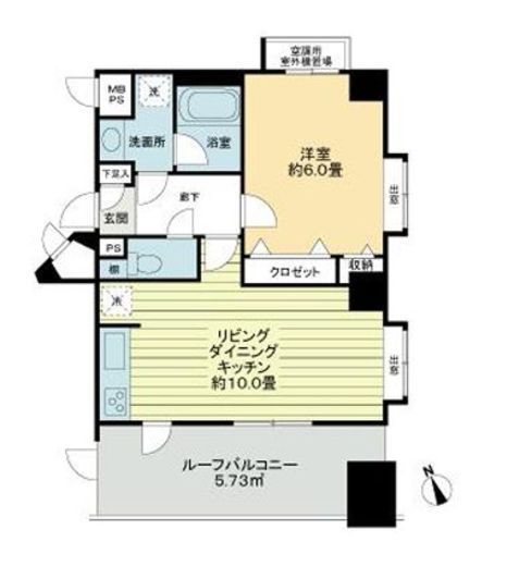 ライオンズプラザ大森 7階 間取り図