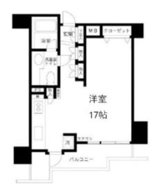 フリーディオ西麻布 11階 間取り図