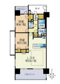 プレシス豊洲 12階 間取り図