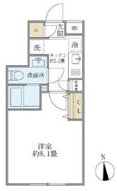 COMPOSITE目黒鷹番 502 間取り図