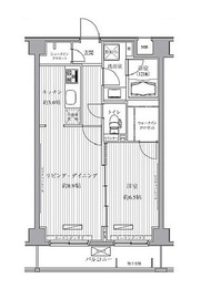 メゾンカルム西新宿 203 間取り図