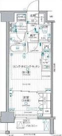デュオステージ横浜中央 5階 間取り図