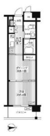 ピエス綱島 622 間取り図