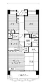 ビレッジハウス潮見タワー 1-1101 間取り図