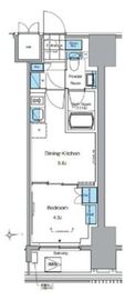 ルフォンプログレ田原町 303 間取り図
