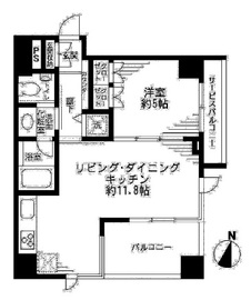 アトラス江戸川アパートメント 1階 間取り図
