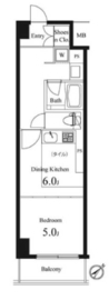 プライマル小石川 211 間取り図