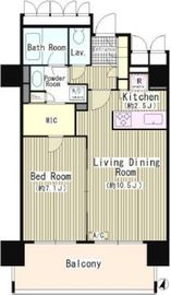 OASE用賀 E502 間取り図