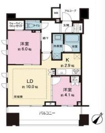 グランリビオ表参道 8階 間取り図