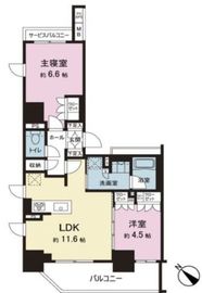 ネベル横浜関内 9階 間取り図