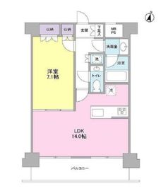 プレディアスタイル池上南EAST 602 間取り図