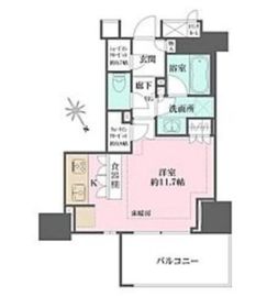 ザ・パークハウス大井町ウエストコート 8階 間取り図