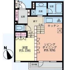 NTPRレジデンス下馬 202 間取り図