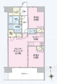トラープランド翠命館 609 間取り図