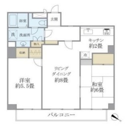 シティハイツ根津 4階 間取り図
