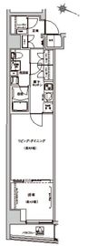 ベルシード板橋本町プレミアⅡ 301 間取り図
