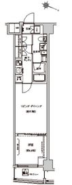 ベルシード板橋本町プレミアⅡ 702 間取り図