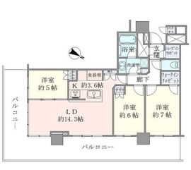 ブリリア有明シティタワー 9階 間取り図