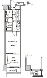 ベルシード板橋本町プレミアⅡ 805 間取り図