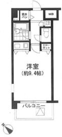 プリヴェール赤坂 7階 間取り図