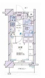 パレステュディオ銀座 3階 間取り図