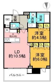HARUMI FLAG SKYDUO PARK VILLAGE (晴海フラッグ スカイデュオ パークヴィレッジ) 5階 間取り図
