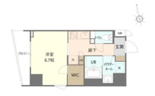 グラウンドツリー 403 間取り図
