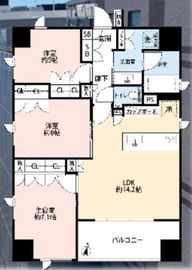 グリーンパーク日本橋小伝馬町 11階 間取り図